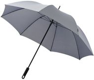 30" Halo-sateenvarjo, eksklusiivinen malli, harmaa liikelahja logopainatuksella